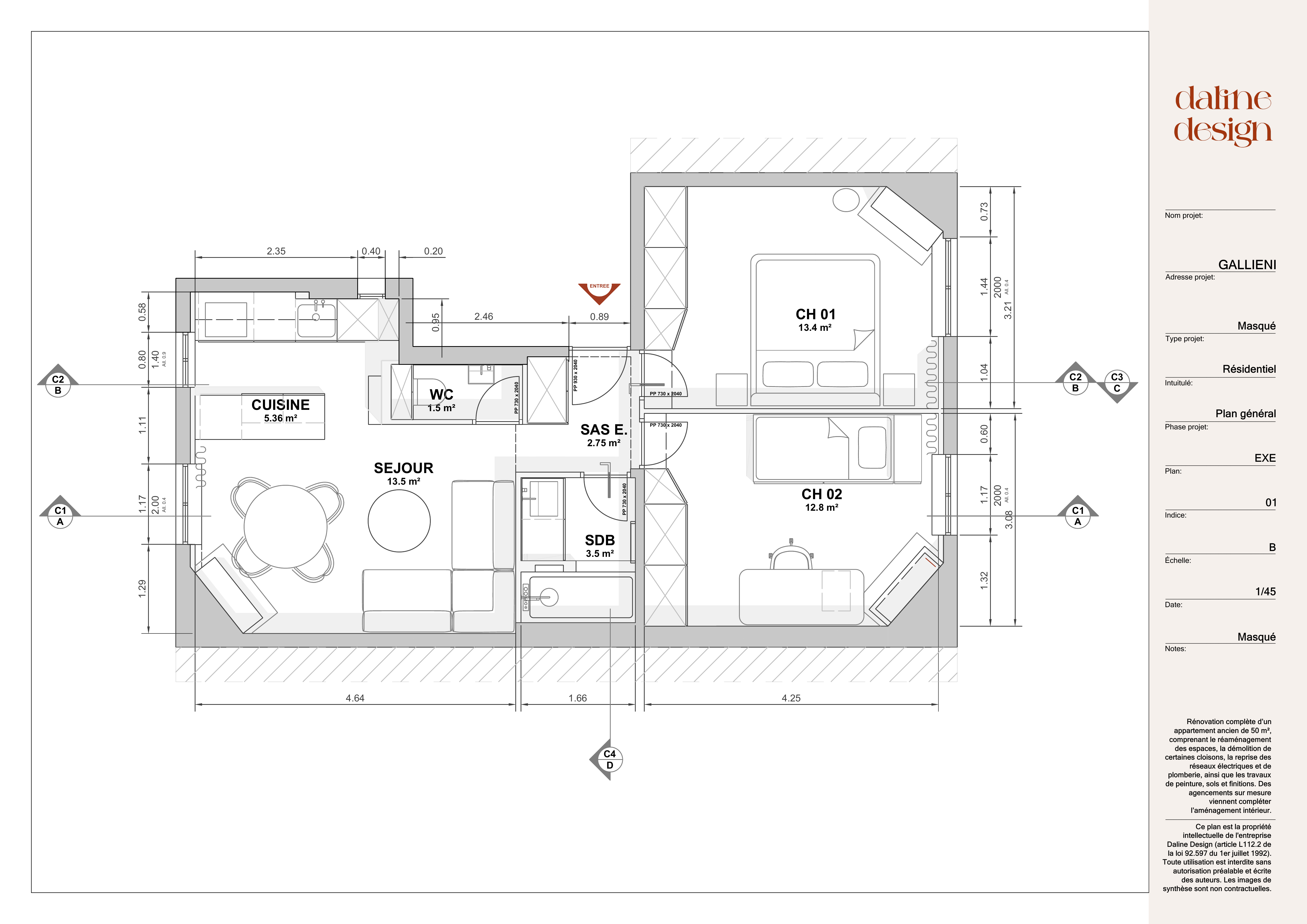 Gallieni Technical Drawing 1